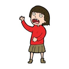 cartoon stressed out woman N24