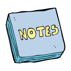 cartoon notes pad N7