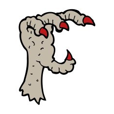 cartoon eagle claw N7