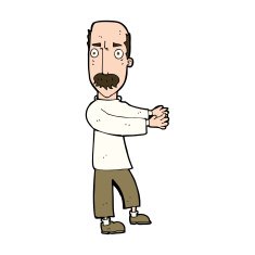 cartoon balding man explaining N11