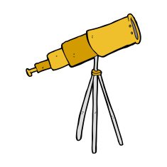 cartoon telescope N20