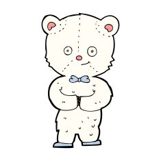 cartoon cute little bear N17