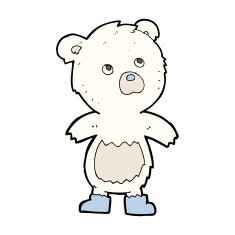 cartoon cute little bear N18
