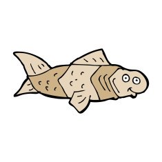 cartoon funny fish N36