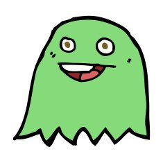 Cartoon Ghost N140