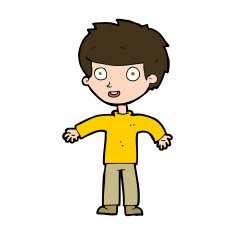 cartoon happy man N506