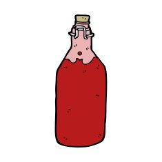 cartoon homemade wine bottle N5