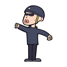 cartoon security guy N12