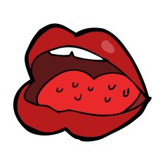 cartoon open mouth N19