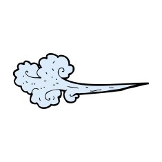 cartoon gust of wind N13