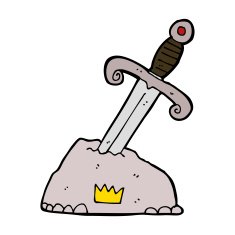 cartoon sword in stone N7