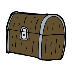 Cartoon Treasure Chest N21