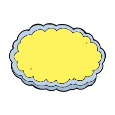 cartoon decorative cloud N36
