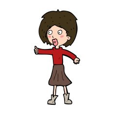 Cartoon Woman N53