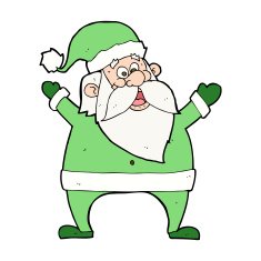 jolly santa cartoon N32