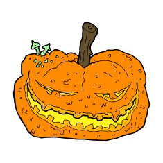 cartoon halloween pumpkin N40