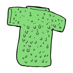 cartoon woolly tee N11