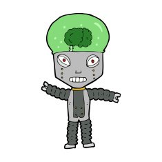 cartoon future robot N11
