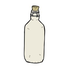 cartoon traditional bottle N22