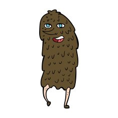 Cartoon monster N114