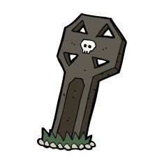 cartoon spooky grave N64