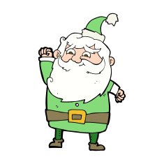 Cartoon Santa Claus N356