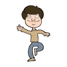 cartoon dancing man N52
