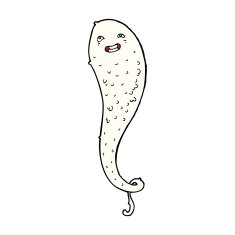 cartoon spooky ghost N93