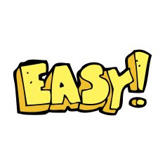 cartoon easy sign N11