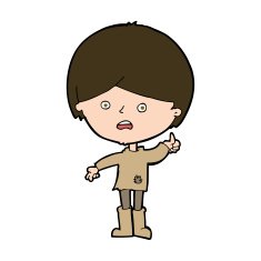 cartoon unhappy boy N64