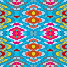 Vector Seamless Abstract Wavy Background N7