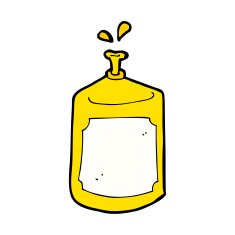 cartoon squirting bottle N10