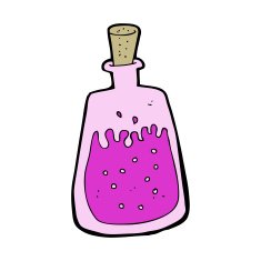 cartoon old ink pot N7