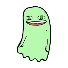 funny cartoon ghost N99