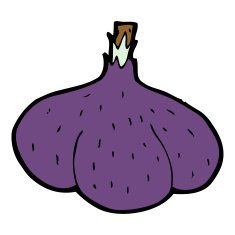 cartoon red onion N17
