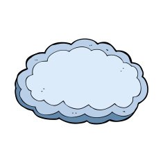 cartoon decorative cloud N39