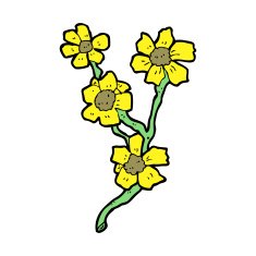 Cartoon Flowers N84