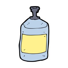 cartoon old squirt bottle N11