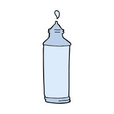 Cartoon Water Bottle N87