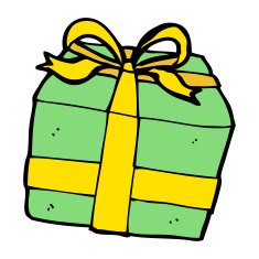 cartoon present N50