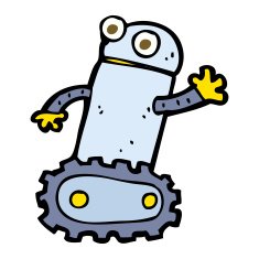 Cartoon Robot N301