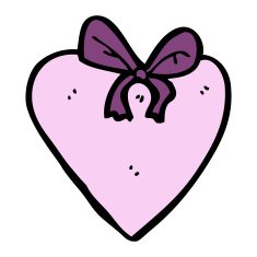 Cartoon Love Heart N34