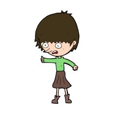 cartoon woman stressing out N22