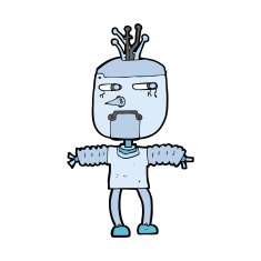 Cartoon Robot N303
