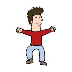 cartoon stressed out man N26