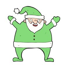 Cartoon Santa Claus N360