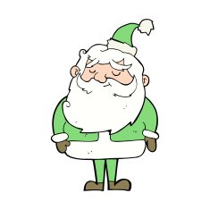Cartoon Santa Claus N361