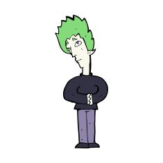 cartoon curious vampire N11