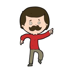 cartoon dancing dad N11