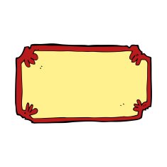 cartoon old frame banner N11